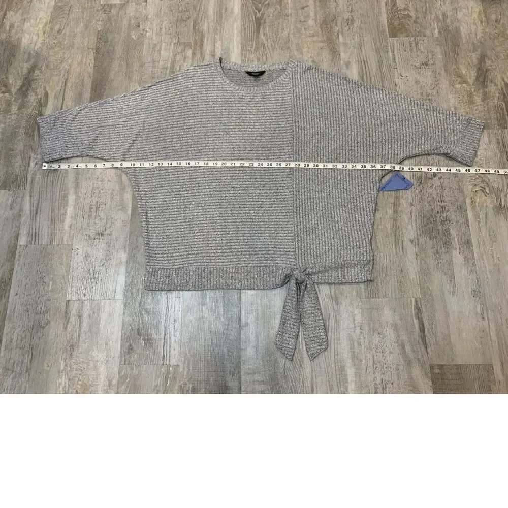 NWT Vera Wang women’s tie front 3/4 sleeve sweater XXL - Picture 3 of 12